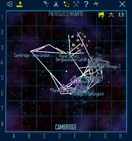 map of cambridge system